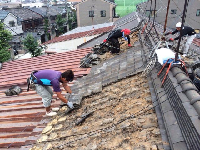 屋根葺き替え工事 屋根工事 外壁工事は東大阪市の株式会社野村瓦店へ